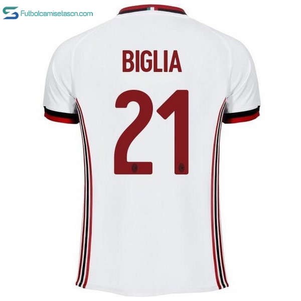 Camiseta Milan 2ª Biglia 2017/18